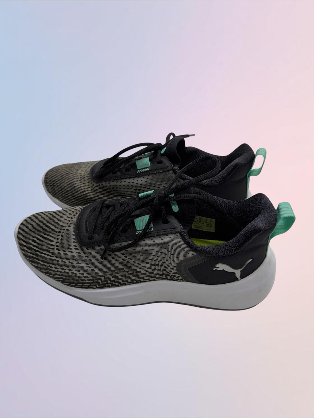 PUMA GOLF Women’s 8 Gray Black Turquoise Shoes